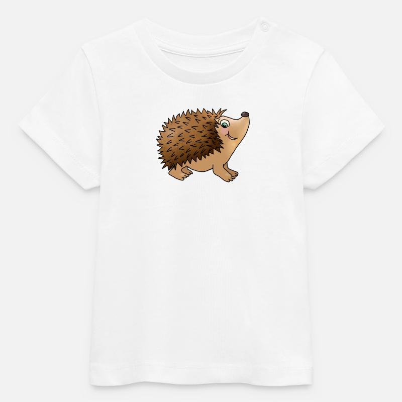 Hérissons amicaux - T-shirt bébé bio Stanley/Stella - blanc