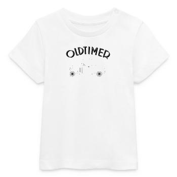 Oldtimer Design - Classic Cars - Baby Organic T-Shirt Baby Creator von Stanley/Stella - Weiß - Vorne