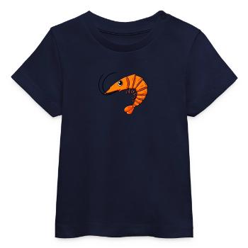 Crevettes crevettes - T-shirt bébé bio Stanley/Stella - blanc - Devant