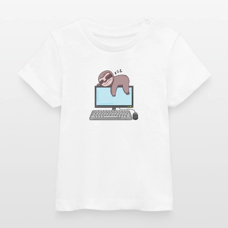 Computer Nerd Programmer Gift Baby Organic T-shirt by Stanley/Stella