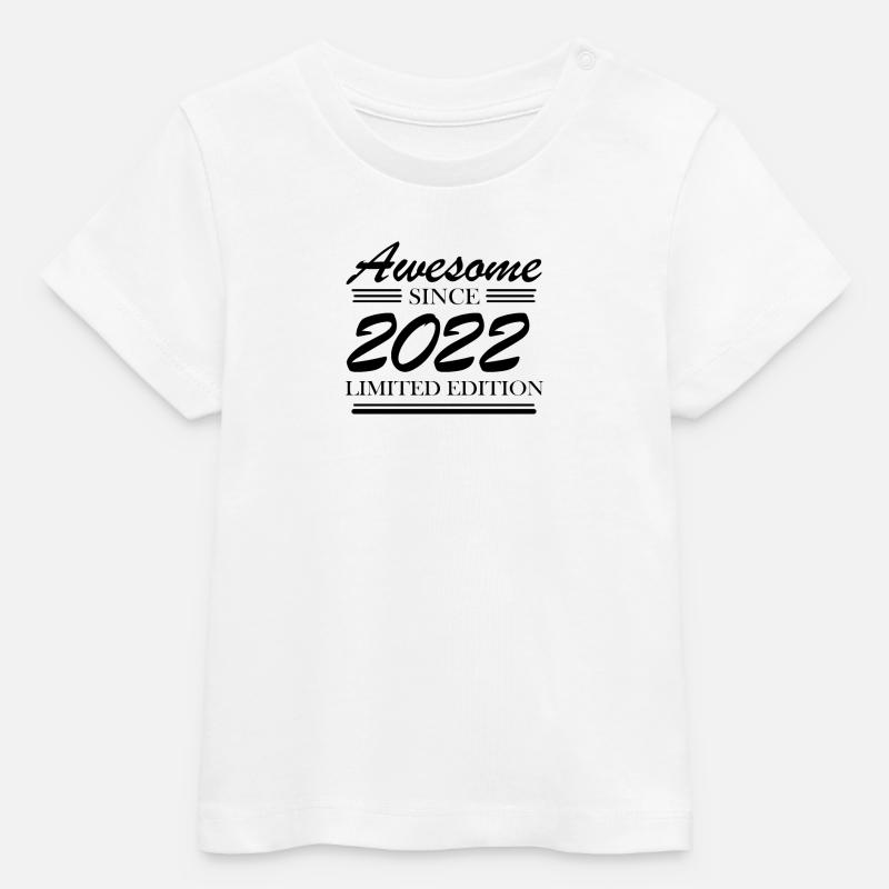 2022 - T-shirt bébé bio Stanley/Stella - blanc