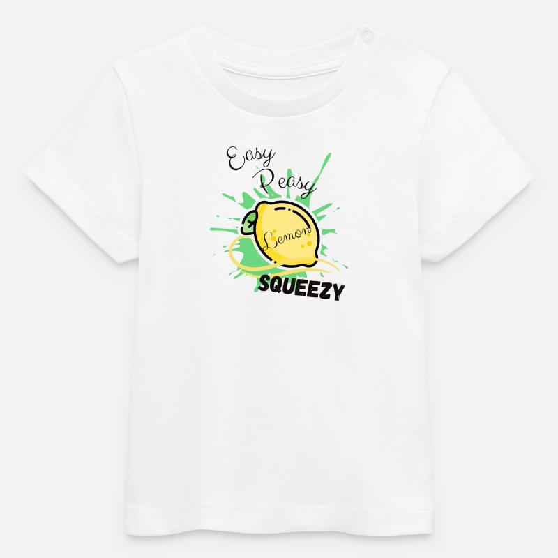 Zitrone Facile Facile Moulette - T-shirt bébé bio Stanley/Stella - blanc