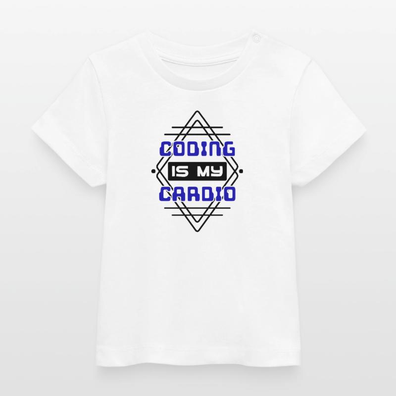 Cooler Spruch Developer Coden Programmierer Code Baby Organic T-Shirt Baby Creator von Stanley/Stella