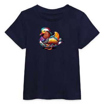Mandarinente - Baby Organic T-Shirt Baby Creator von Stanley/Stella - Weiß - Vorne