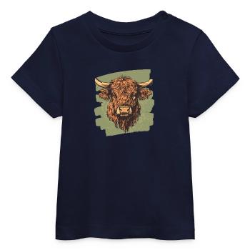 Scottish Highland cattle - Baby Organic T-shirt by Stanley/Stella - white - Front