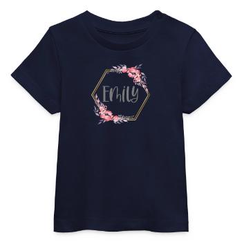 Emily Girl Name Personalized Gift - Baby Organic T-shirt by Stanley/Stella - white - Front