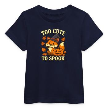 Hexen-Fuchs – Too Cute To Spook - Baby Organic T-Shirt Baby Creator von Stanley/Stella - Weiß - Vorne