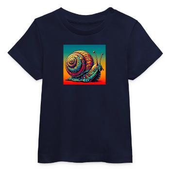 Schnecke - Baby Organic T-Shirt Baby Creator von Stanley/Stella - Weiß - Vorne