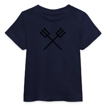 Trident - T-shirt bébé bio Stanley/Stella - blanc - Devant
