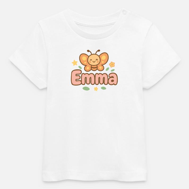 Emma - T-shirt bébé bio Stanley/Stella - blanc
