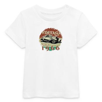 60. Geburtstag - Klassiker - Vintage since 03/1966 - Baby Organic T-Shirt Baby Creator von Stanley/Stella - Weiß - Vorne