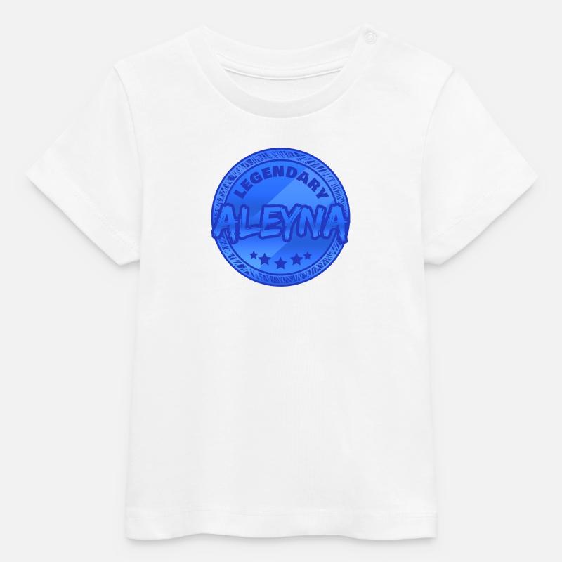Aleyna comme idée de cadeau - T-shirt bébé bio Stanley/Stella - blanc