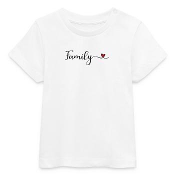 Familie - Baby Organic T-Shirt Baby Creator von Stanley/Stella - Weiß - Vorne