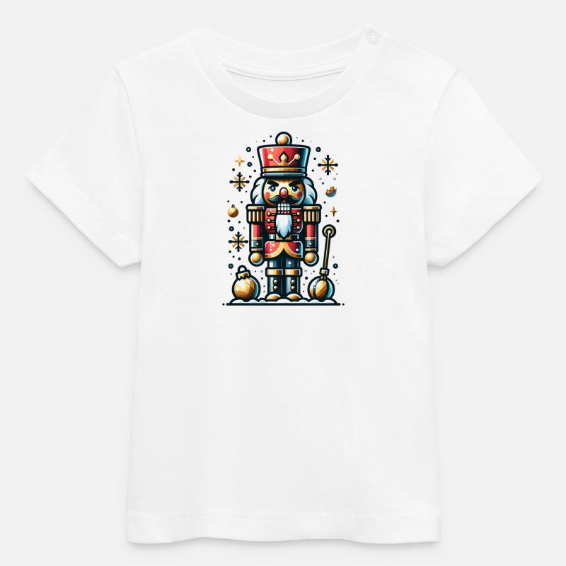 Noël - T-shirt bébé bio Stanley/Stella - blanc
