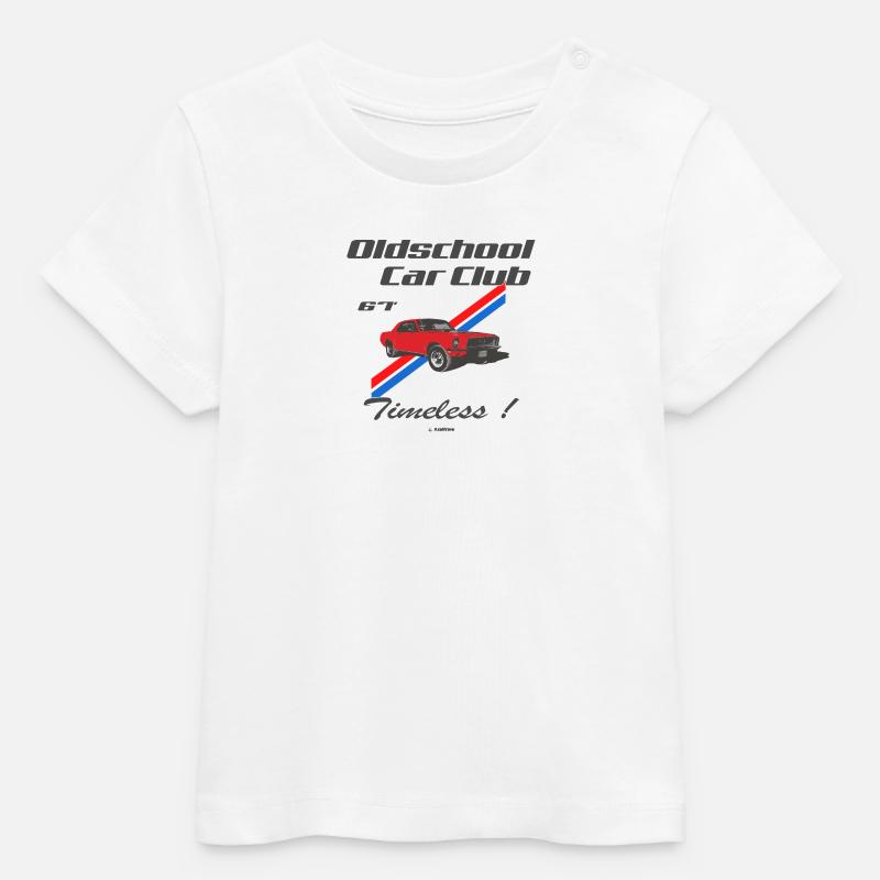 67 - T-shirt bébé bio Stanley/Stella - blanc