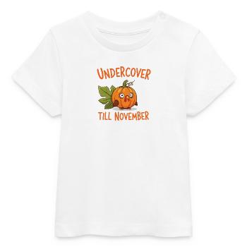 Undercover Turkey - Baby Organic T-shirt by Stanley/Stella - white - Front