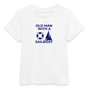 Sail - Baby Organic T-shirt by Stanley/Stella - white - Front