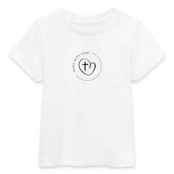 geliebt - Baby Organic T-Shirt Baby Creator von Stanley/Stella - Weiß - Vorne