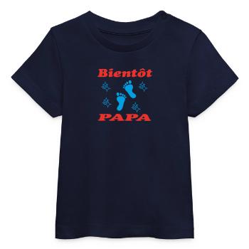 SOON TO BE A DAD - Baby Organic T-shirt by Stanley/Stella - white - Front