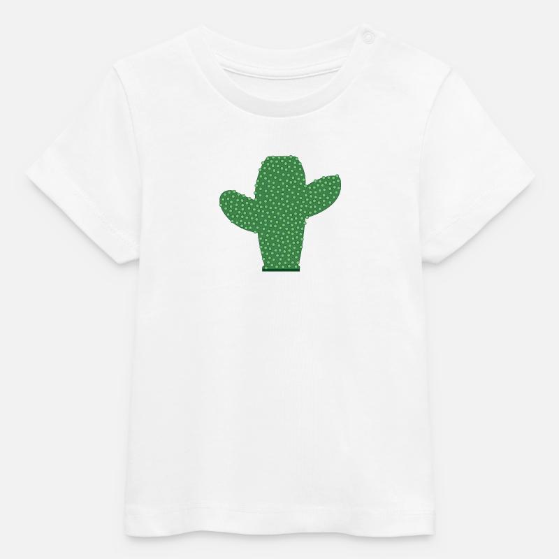 Cactus - T-shirt bébé bio Stanley/Stella - blanc