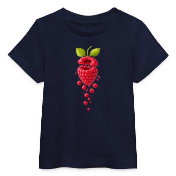 Framboise juteuse et suréaliste - T-shirt bébé bio Stanley/Stella - blanc - Devant