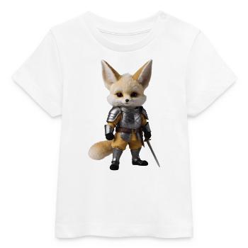Fennec Knight Sword 3 - Baby Organic T-shirt by Stanley/Stella - white - Front