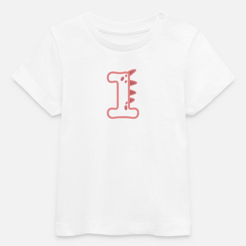 Numéro 1 - T-shirt bébé bio Stanley/Stella - blanc