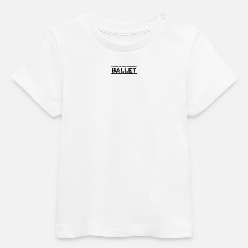 Ballet - T-shirt bébé bio Stanley/Stella - blanc