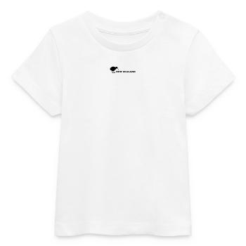 new zealand - Baby Organic T-shirt by Stanley/Stella - white - Front