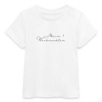 My 1st Christmas - Baby Organic T-shirt by Stanley/Stella - white - Front