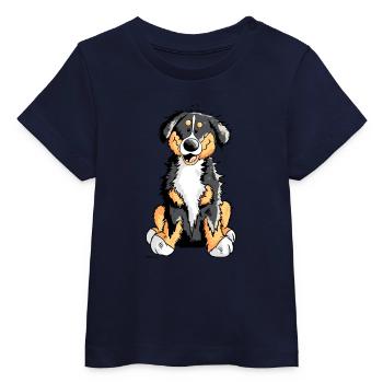 Goldiger Berner Sennenhund - Baby Organic T-Shirt Baby Creator von Stanley/Stella - Weiß - Vorne