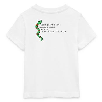 PARTENAIRE DE VIE SUR SCÈNE - T-shirt bébé bio Stanley/Stella - blanc - Dos
