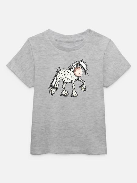 Karuna der Knabstrupper - Baby Organic T-Shirt Baby Creator von Stanley/Stella - Grau meliert