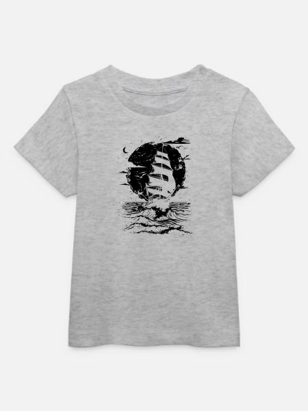 Segeln - Baby Organic T-Shirt Baby Creator von Stanley/Stella - Grau meliert