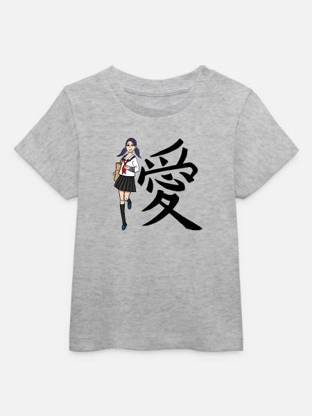 Japanisch - Baby Organic T-Shirt Baby Creator von Stanley/Stella - Grau meliert