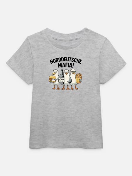 Norddeutsche Mafia - Baby Organic T-Shirt Baby Creator von Stanley/Stella - Grau meliert