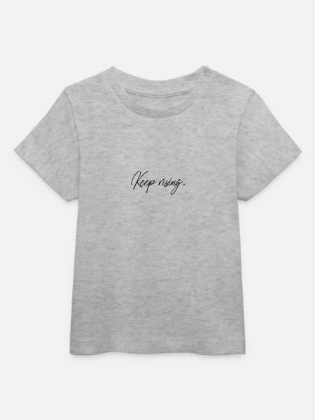 Keep rising - Baby Organic T-Shirt Baby Creator von Stanley/Stella - Grau meliert