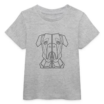 chiens préfèrent chien chemise haber chemise de chien ami - T-shirt bébé bio Stanley/Stella - gris chiné - Devant