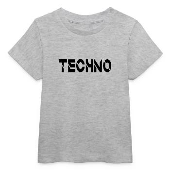 Techno - Baby Organic T-shirt by Stanley/Stella - heather grey - Front