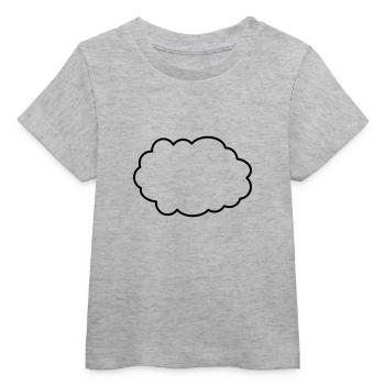 Wolke - Baby Organic T-Shirt Baby Creator von Stanley/Stella - Grau meliert - Vorne