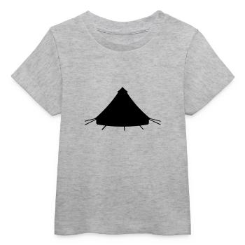 Zelt - Baby Organic T-Shirt Baby Creator von Stanley/Stella - Grau meliert - Vorne