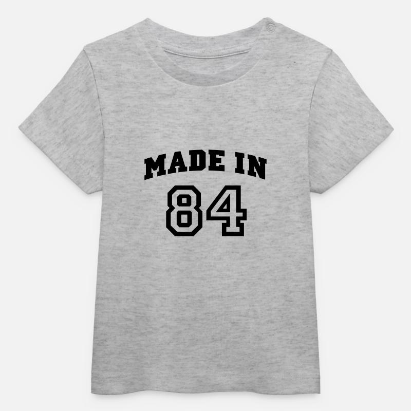 mp_madein84a - T-shirt bébé bio Stanley/Stella - gris chiné