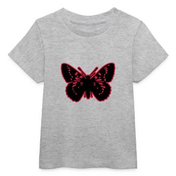 Schmetterlinge: Melitaea Cynthia - T-shirt bébé bio Stanley/Stella - gris chiné - Devant