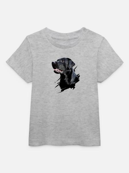 Labrador - Baby Organic T-Shirt Baby Creator von Stanley/Stella - Grau meliert