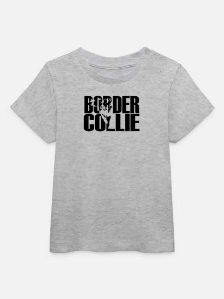 Border Collie - Baby Organic T-Shirt Baby Creator von Stanley/Stella - Grau meliert