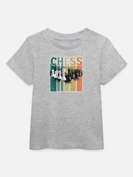 Schach - Baby Organic T-Shirt Baby Creator von Stanley/Stella - Grau meliert