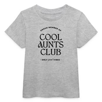 Cool Aunts Club - Baby Organic T-Shirt Baby Creator von Stanley/Stella - Grau meliert - Vorne