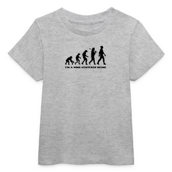 Evolution - Baby Organic T-Shirt Baby Creator von Stanley/Stella - Grau meliert - Vorne