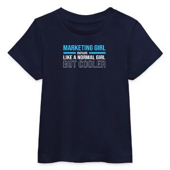 Responsable marketing - T-shirt bébé bio Stanley/Stella - marine - Devant