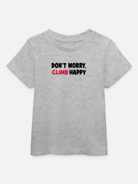 klettern - Baby Organic T-Shirt Baby Creator von Stanley/Stella - Grau meliert